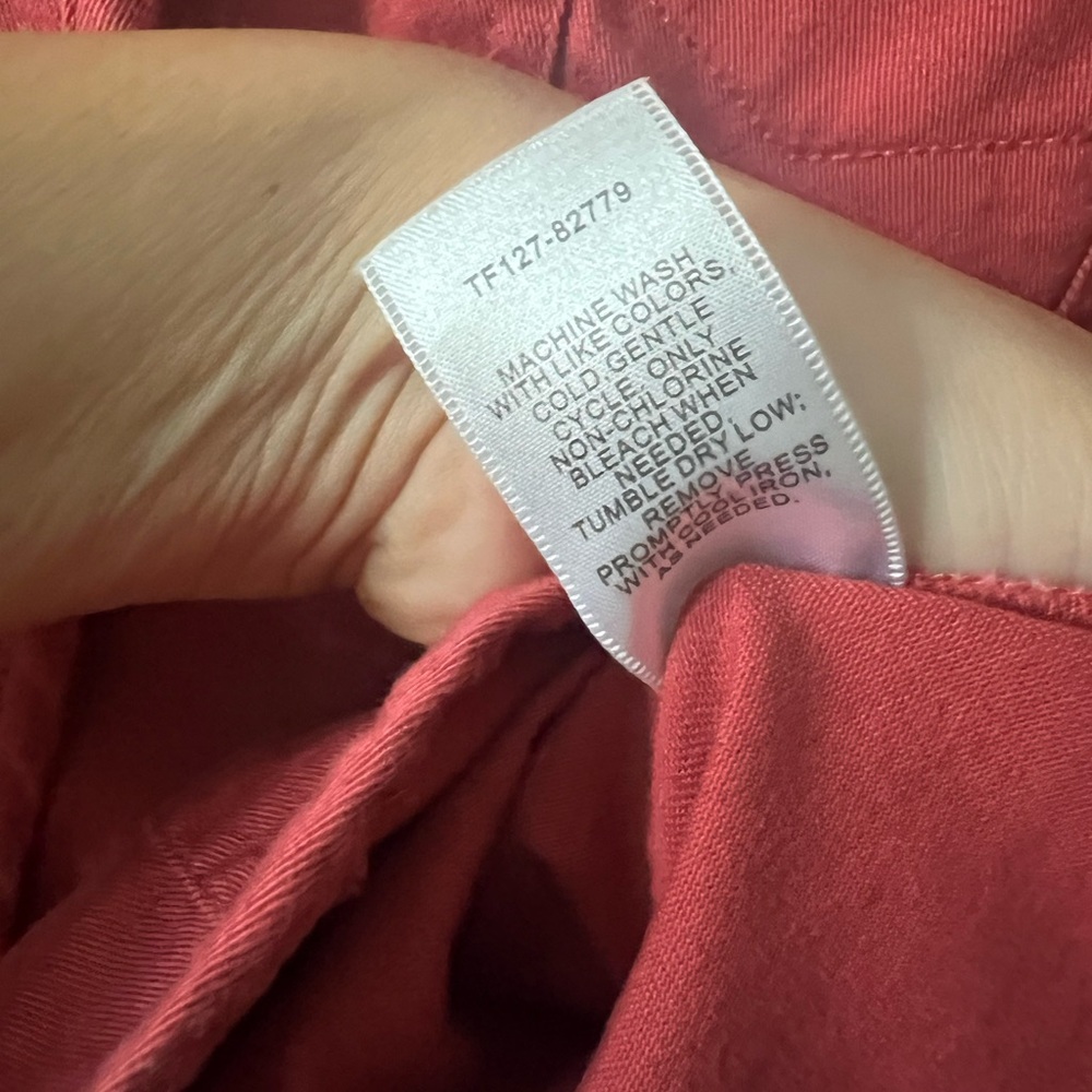 Pendleton Red Snap Front Cotton Stretch Jacket Si… - image 5